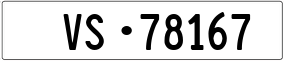 Truck License Plate